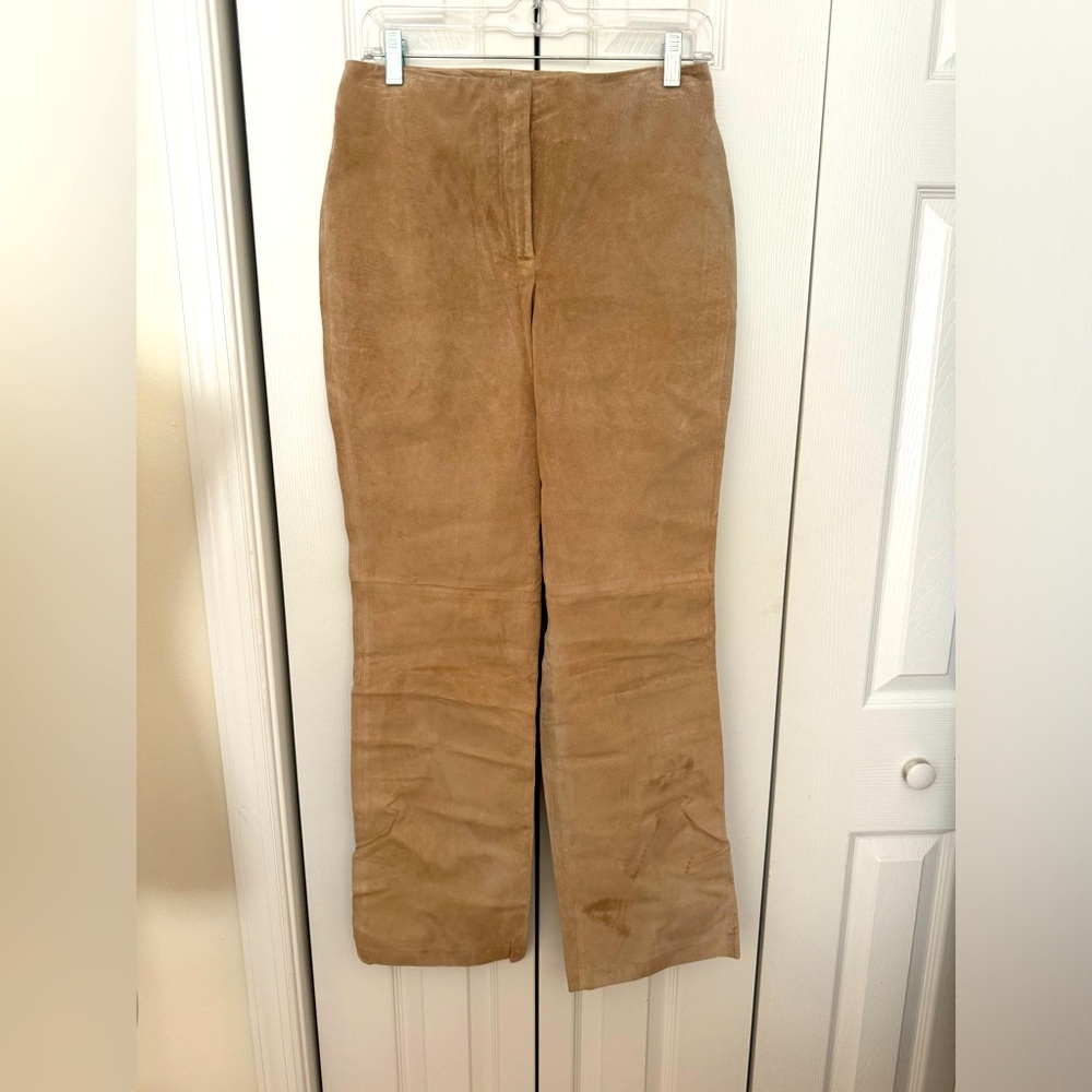 Tan Suede Pants